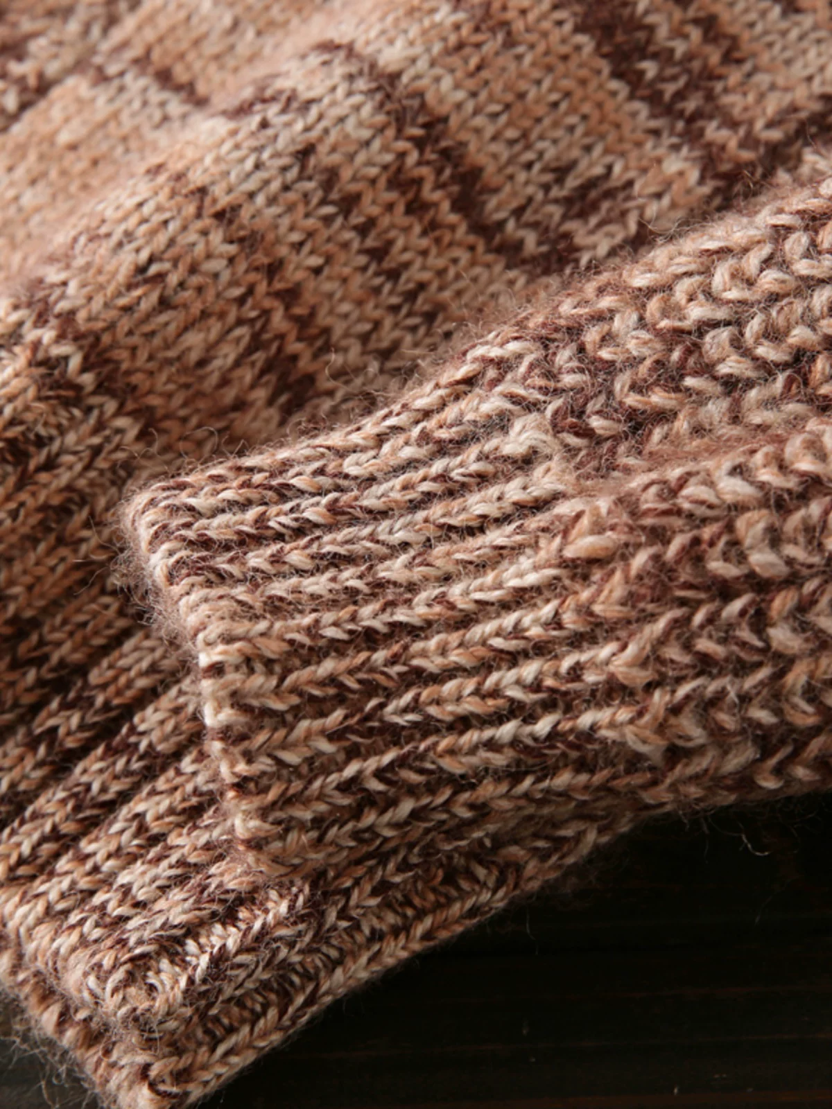 Italian single foreign trade men's wear cut tail goods stand-up collar knitted cardigan thickened sweater jacket - 图片 3