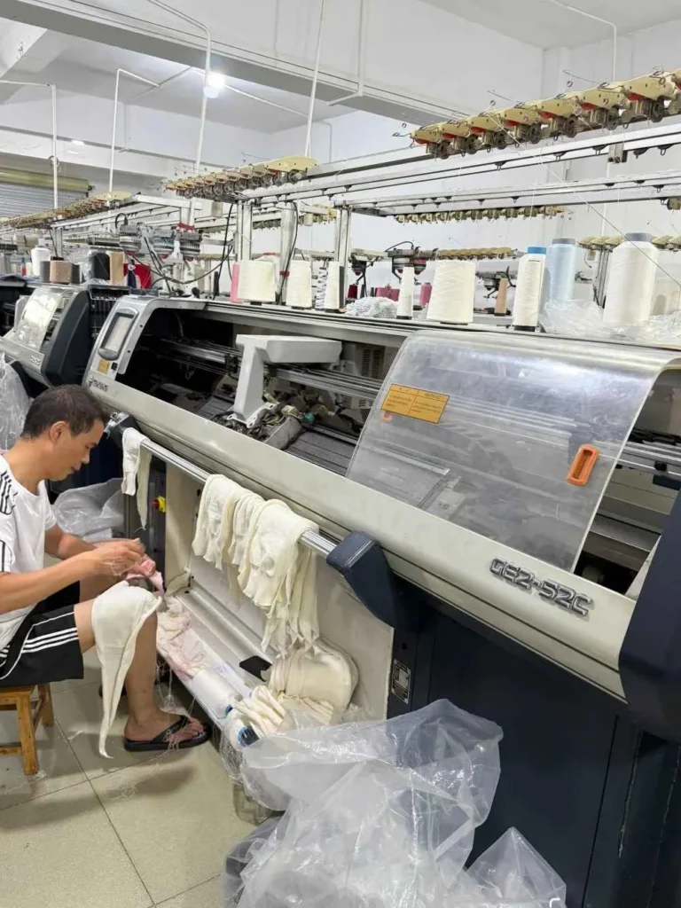 Custom sweater manufacturing process in professional knitwear factory in Shantou China