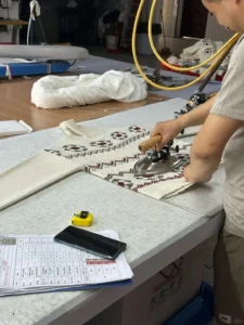 Custom sweater manufacturing process in professional knitwear factory in Shantou China