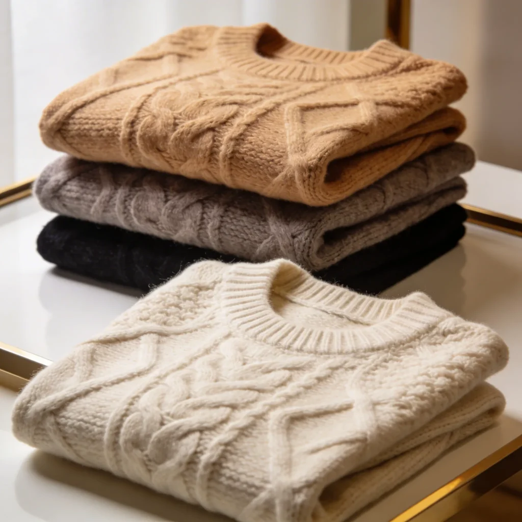 custom knitwear sweaters collection for fashion brands