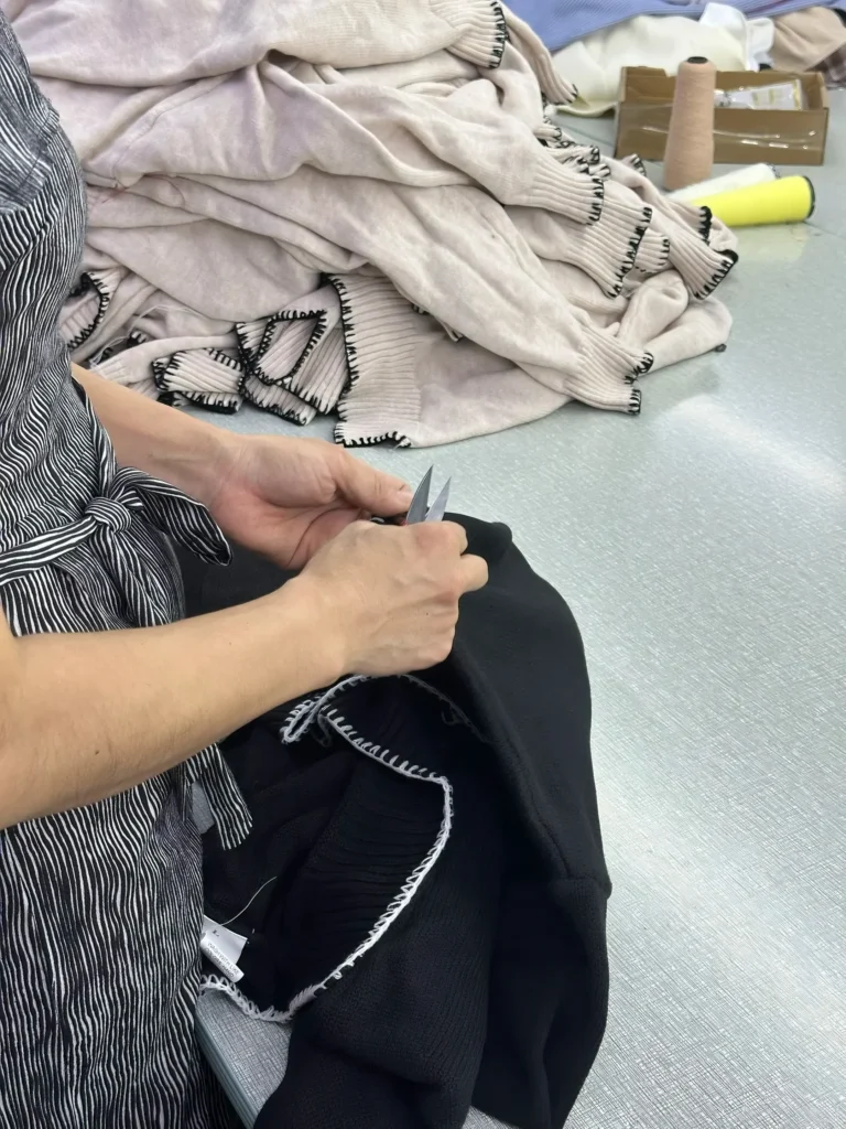 Knitwear factory located in Shantou Guangdong China professional sweater manufacturer