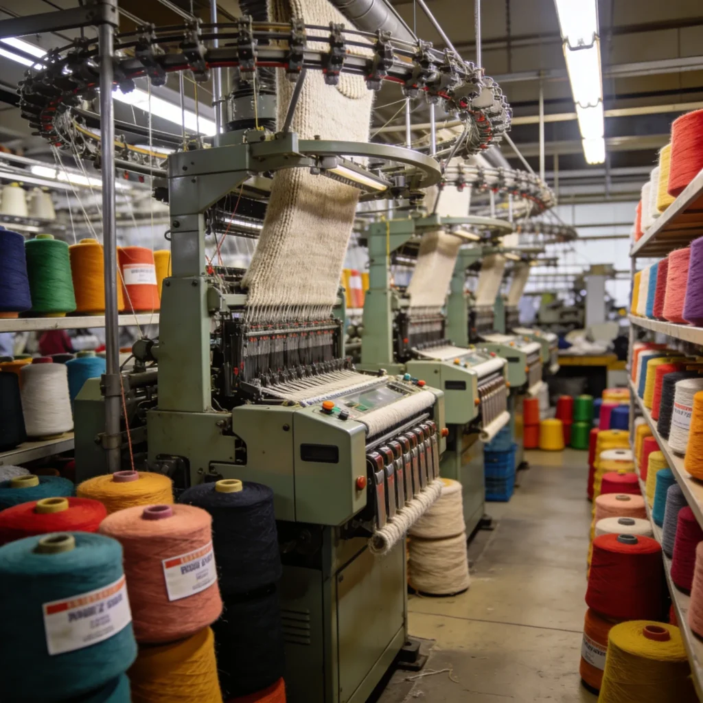 professional knitwear manufacturer producing sweaters