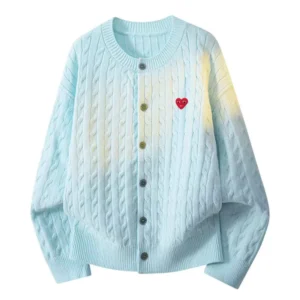 jacquard knit sweater women custom knitwear manufacturer