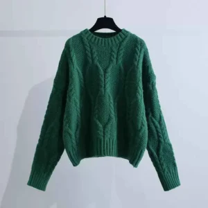 jacquard knit sweater women custom knitwear manufacturer