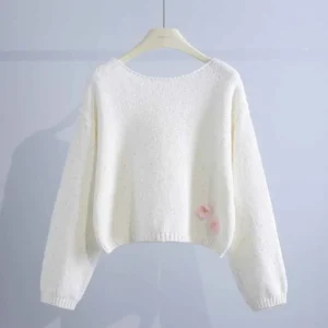 jacquard knit sweater women custom knitwear manufacturer