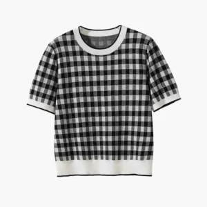 jacquard knit sweater women custom knitwear manufacturer