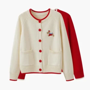 jacquard knit sweater women custom knitwear manufacturer