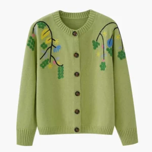 jacquard knit sweater women custom knitwear manufacturer